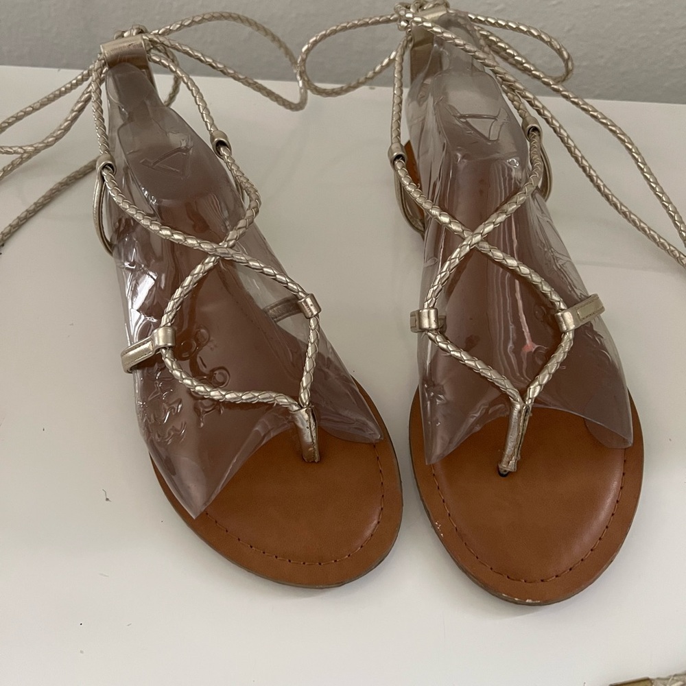 CELIA WOMEN’S ANKLE WRAP FLAT SANDALS